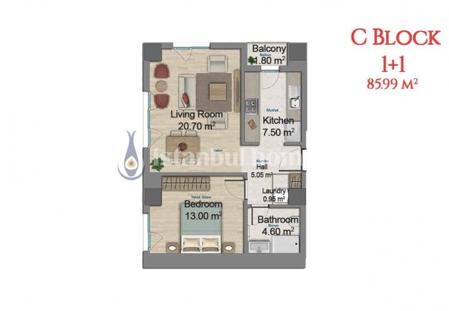 Modern and Lively Design Apartments in Central Esenyurt 14