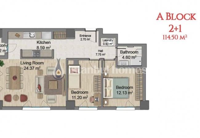 Modern and Lively Design Apartments in Central Esenyurt 15
