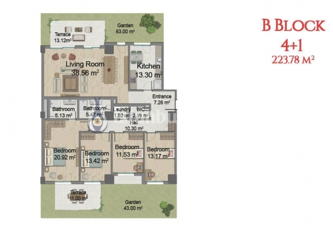 Modern and Lively Design Apartments in Central Esenyurt 22