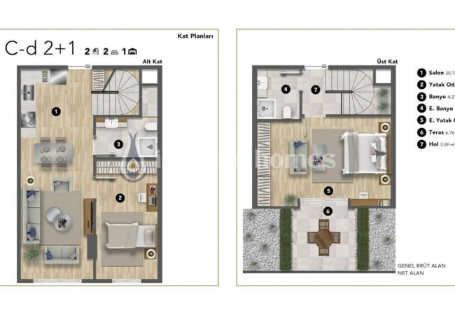 عقارات بتصميم عالي الجودة في أيوب، إسطنبول 26
