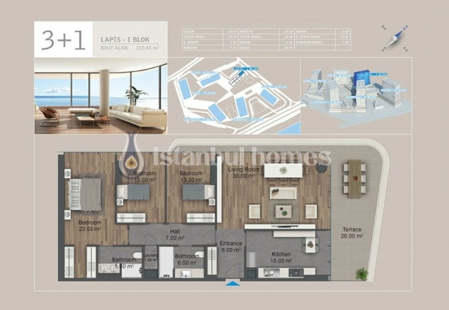 Exclusive Sea View Apartments for Sale in Zeytinburnu 39