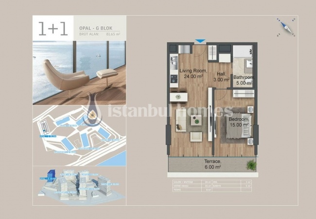 Exclusive Sea View Apartments for Sale in Zeytinburnu 31
