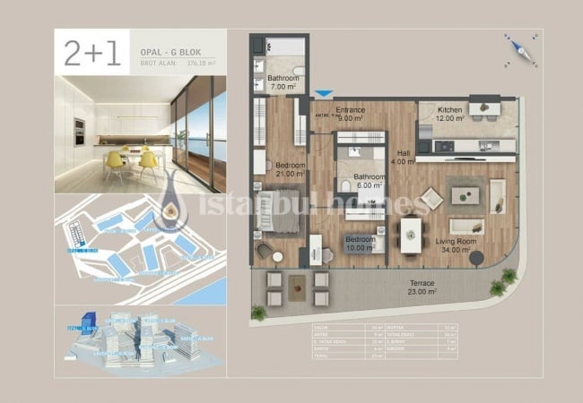 Exclusive Sea View Apartments for Sale in Zeytinburnu 36