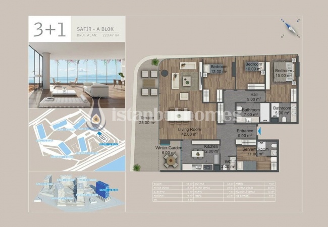 Exclusive Sea View Apartments for Sale in Zeytinburnu 41