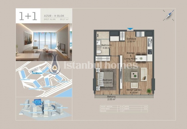 Exclusive Sea View Apartments for Sale in Zeytinburnu 46