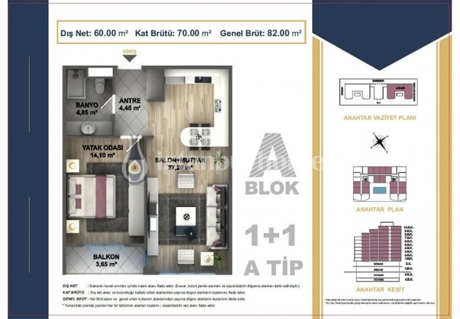 Квартиры в Бейликдюзю в Паре Минут от Всех Значимых Объектов 39