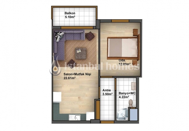 Modern Flats with Immediate Delivery in Bagcilar Istanbul 21