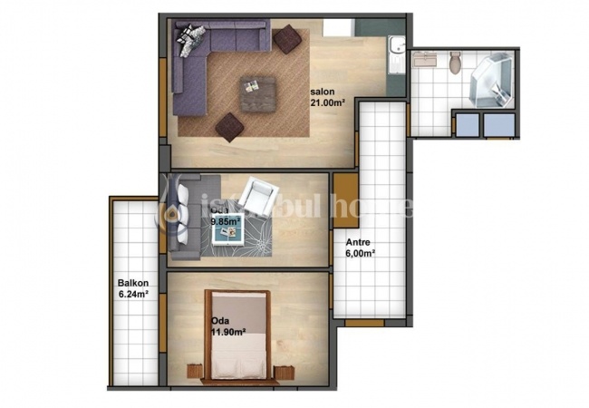 Modern Flats with Immediate Delivery in Bagcilar Istanbul 24