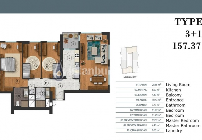 Appartements De Marque Kucukcekmece Avec Cuisine Séparée À Istanbul 7