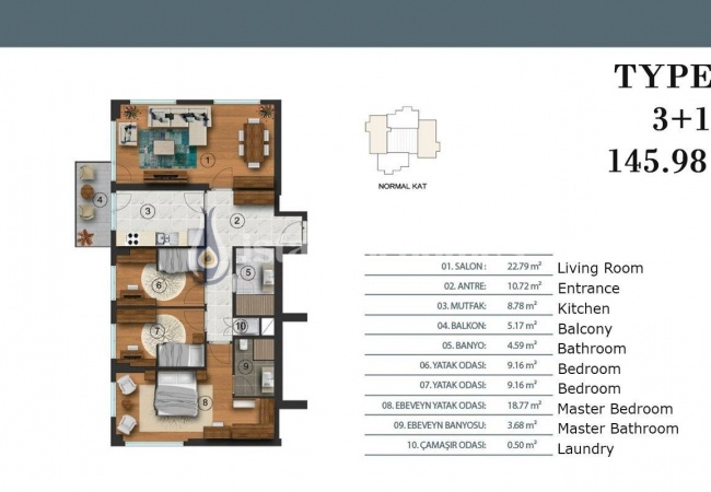 Appartements De Marque Kucukcekmece Avec Cuisine Séparée À Istanbul 8