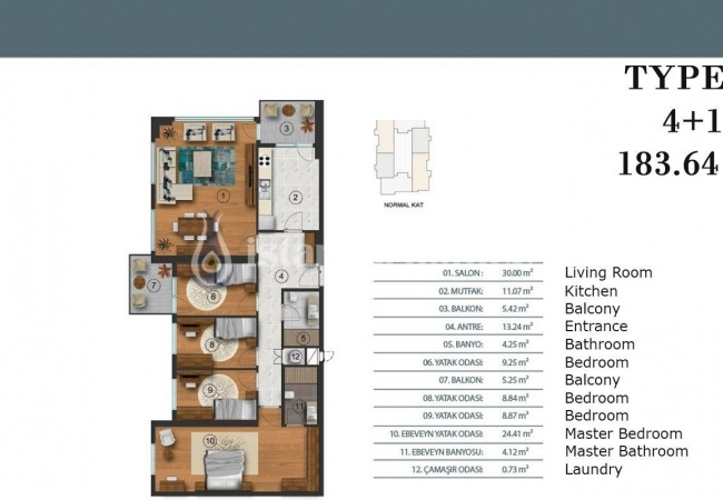 Appartements De Marque Kucukcekmece Avec Cuisine Séparée À Istanbul 9