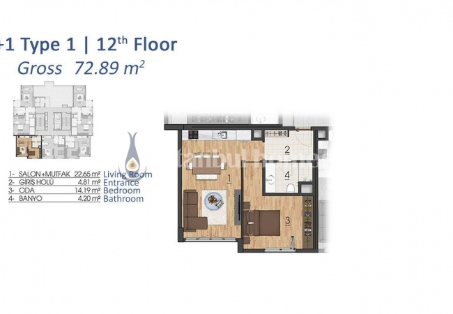 Contemporary Flats in Highly-desired Area of Basaksehir 13