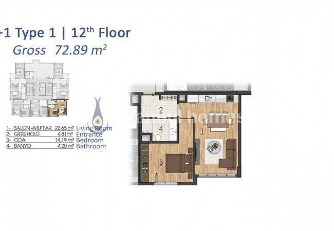 Contemporary Flats in Highly-desired Area of Basaksehir 11