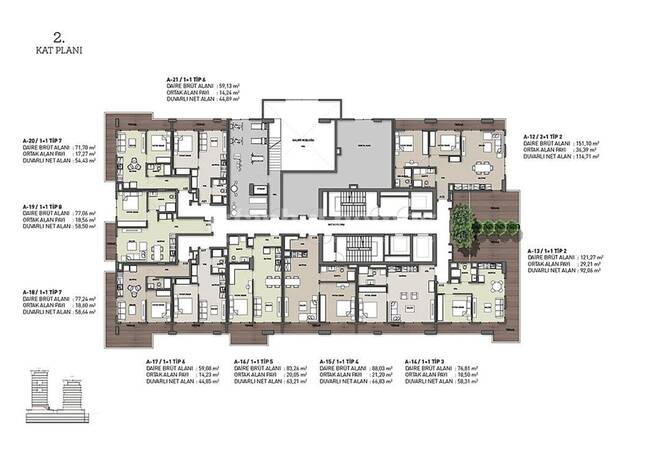 Privileged Flats in Kagithane Istanbul with a Swimming Pool 19
