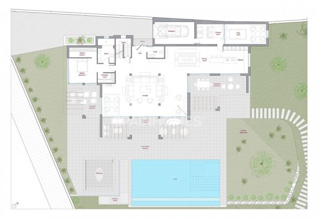 فيلا مريحة مع مسبح خاص وحديقة في بيناهافيس 10