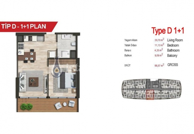 New Umraniye Apartments Next to Istanbul Finance Center 28