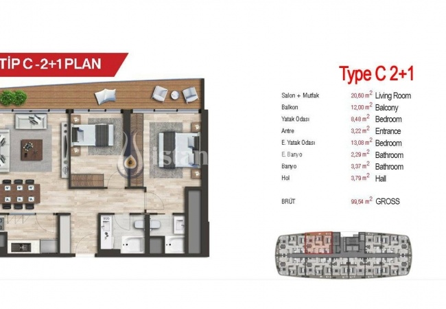New Umraniye Apartments Next to Istanbul Finance Center 31