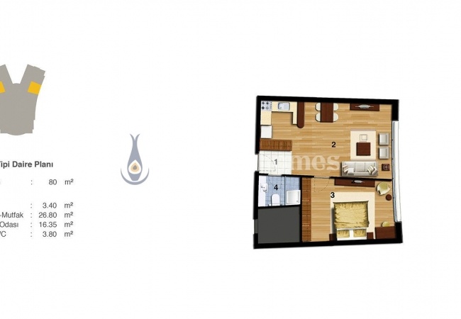 Качественные Квартиры в Малтепе в 15 Минутах от Аэропорта 40