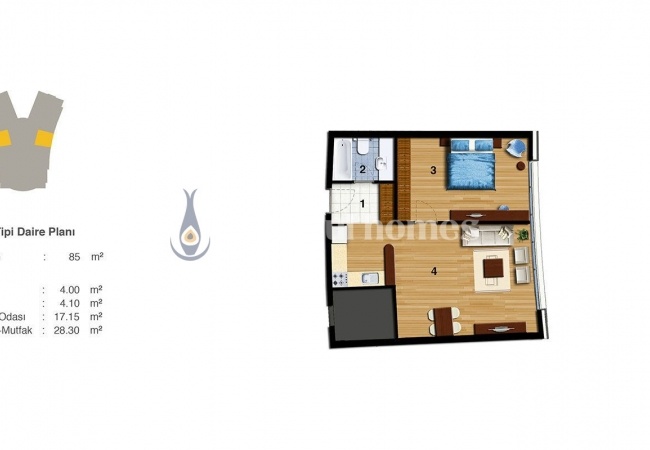 Качественные Квартиры в Малтепе в 15 Минутах от Аэропорта 42