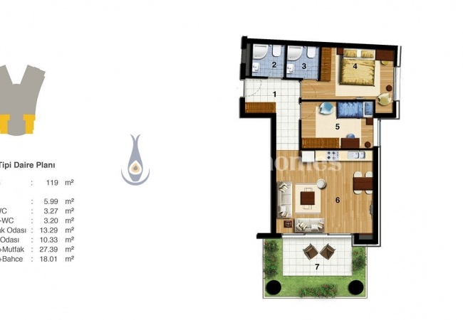 Качественные Квартиры в Малтепе в 15 Минутах от Аэропорта 45