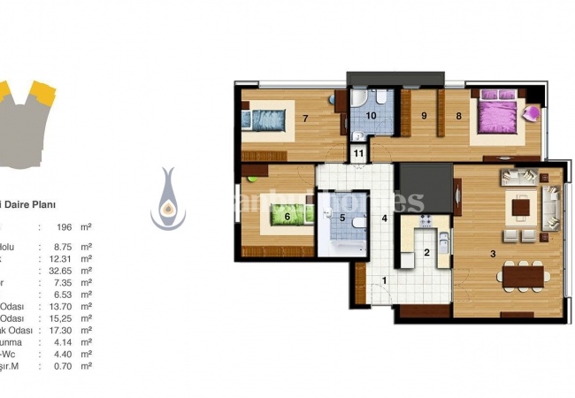 Качественные Квартиры в Малтепе в 15 Минутах от Аэропорта 50