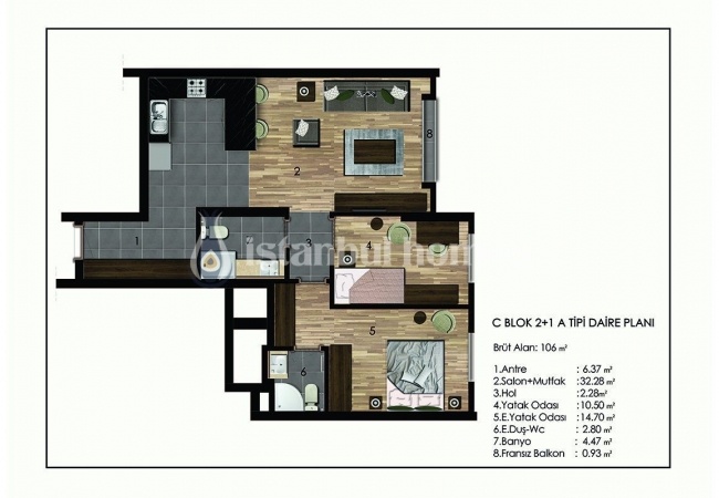 Качественные Квартиры в Малтепе в 15 Минутах от Аэропорта 55