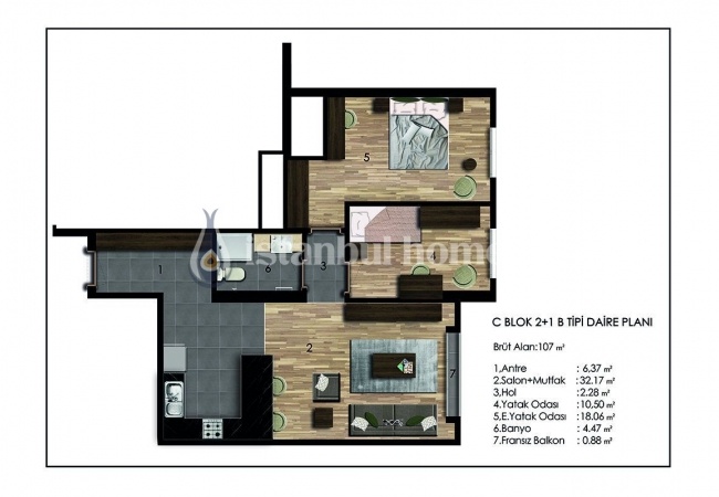 Качественные Квартиры в Малтепе в 15 Минутах от Аэропорта 56