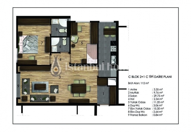 Качественные Квартиры в Малтепе в 15 Минутах от Аэропорта 57
