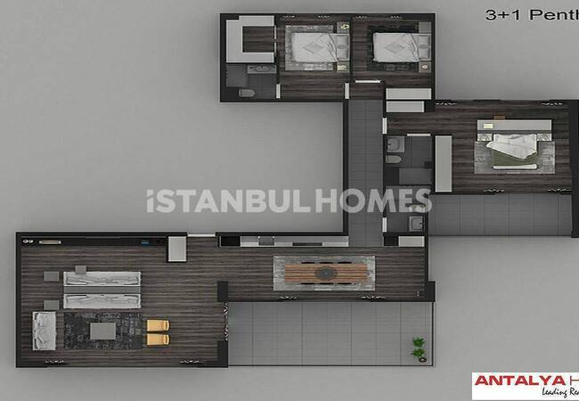 Esenyurt'ta Mükemmel Peyzajlı Lüks Sitede Satılık Daireler 39