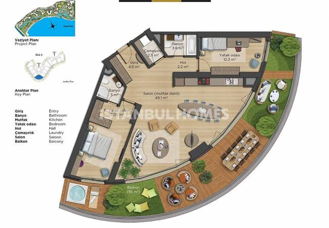 Immobilien Mit Ultra-luxus-ausstattung In Bakırköy 27