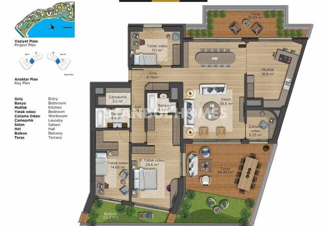 Immobilien Mit Ultra-luxus-ausstattung In Bakırköy 33