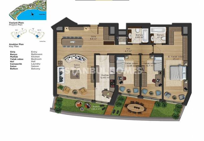 Immobilien Mit Ultra-luxus-ausstattung In Bakırköy 35