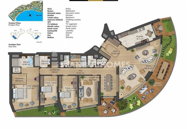 Immobilien Mit Ultra-luxus-ausstattung In Bakırköy 39