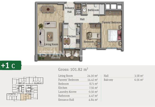 Luxuriöse Wohnungen In Istanbul Bahcesehir Mit Seeblick 39