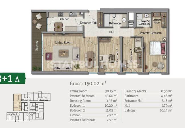 Luxuriöse Wohnungen In Istanbul Bahcesehir Mit Seeblick 40