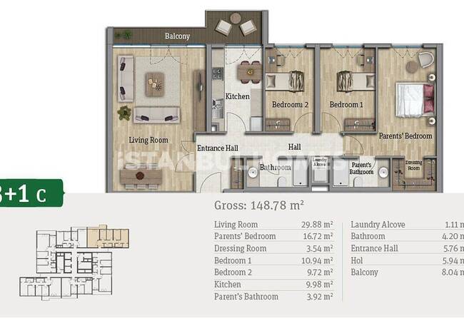 Luxuriöse Wohnungen In Istanbul Bahcesehir Mit Seeblick 41