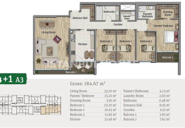 Luxuriöse Wohnungen In Istanbul Bahcesehir Mit Seeblick 43