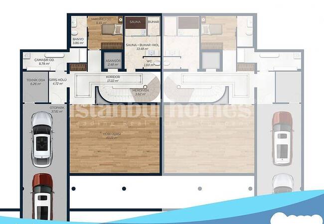 Виллы на Продажу с Видом на Море в Бейликдюзю 22