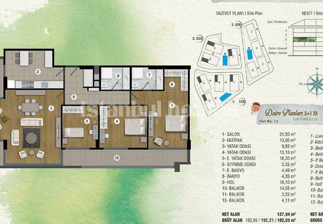 Deluxe Wohnungen In Istanbul In Einem Exklusiven Komplex 27