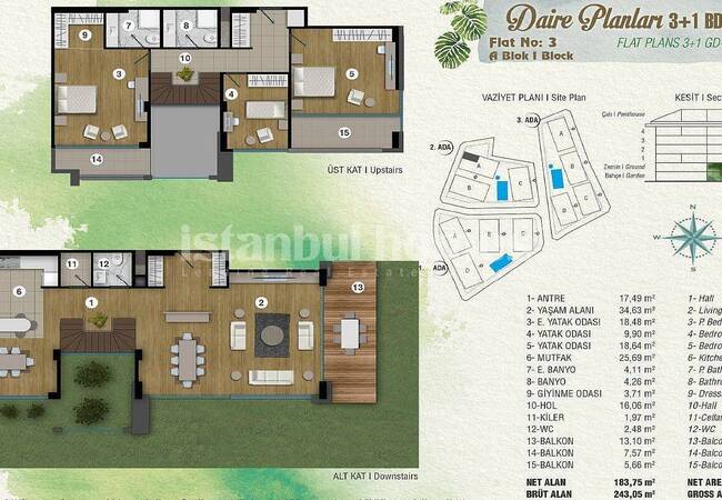 Deluxe Wohnungen In Istanbul In Einem Exklusiven Komplex 30