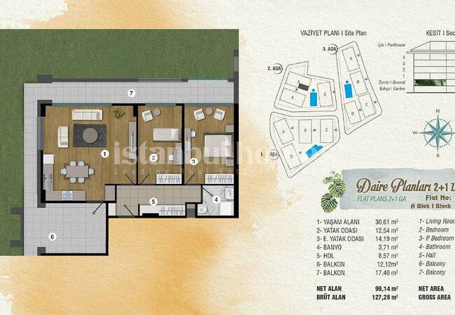 Deluxe Wohnungen In Istanbul In Einem Exklusiven Komplex 22
