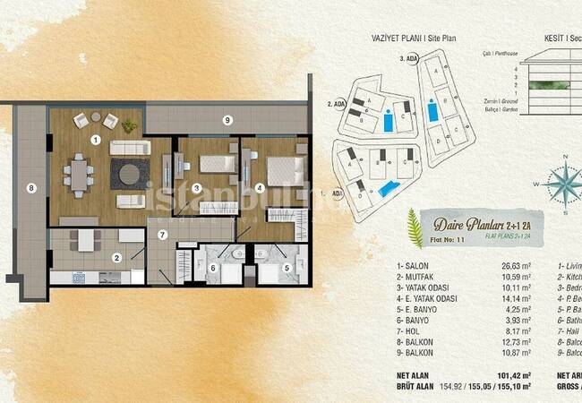 Deluxe Wohnungen In Istanbul In Einem Exklusiven Komplex 23