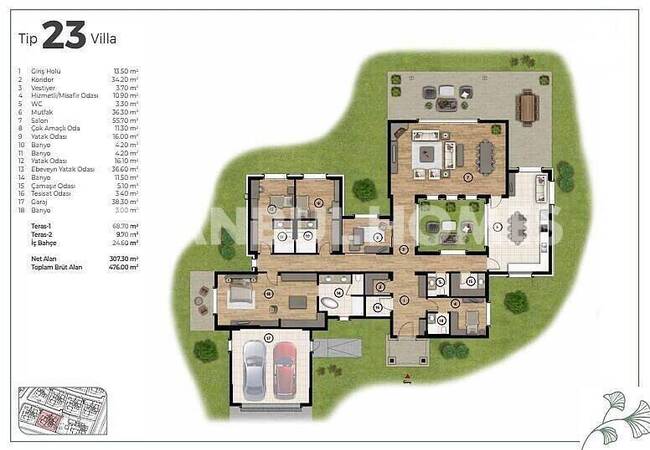 Luxury Villas at 2.5 Km From Buyukcekmece Lake in Istanbul 44