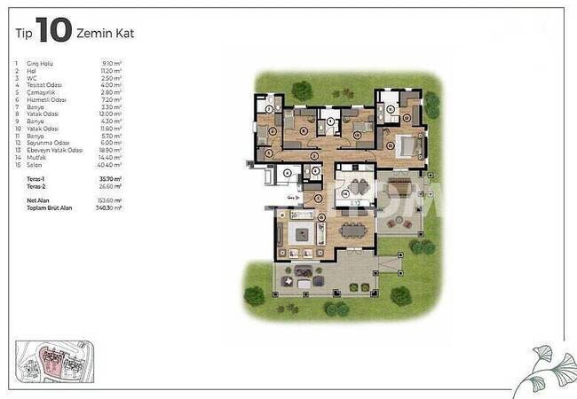 Luxury Villas at 2.5 Km From Buyukcekmece Lake in Istanbul 37