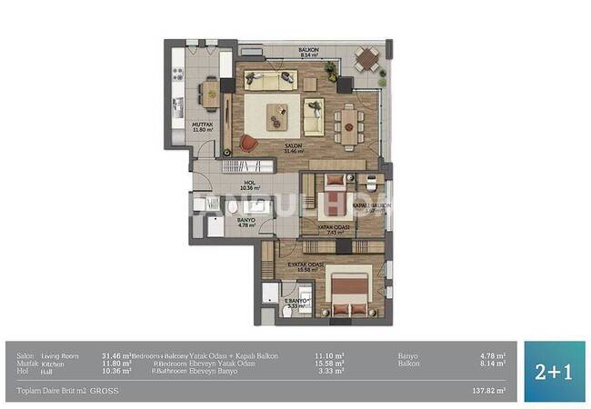 شقق خاصة في كاغيتهانه مع مرافق مميزة 32