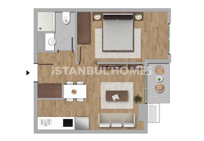 İstanbul Kağıthane'de Günlük ve Sosyal Olanaklara Yakın Daireler 13