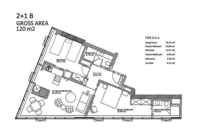 این املاک در باغجیلار استانبول، 5 دقیقه تا مرکز خرید فاصله دارند 24
