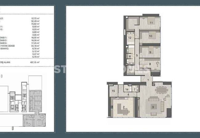 İstanbul Şişli’de Avantajlı Konumda Taşınmaya Hazır Lüks Daireler 20