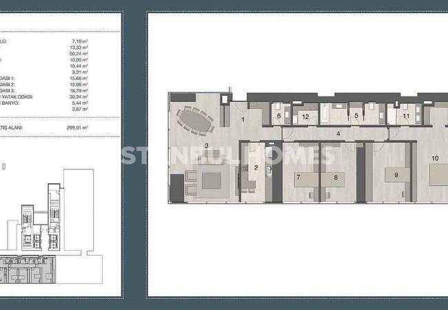 İstanbul Şişli’de Avantajlı Konumda Taşınmaya Hazır Lüks Daireler 21