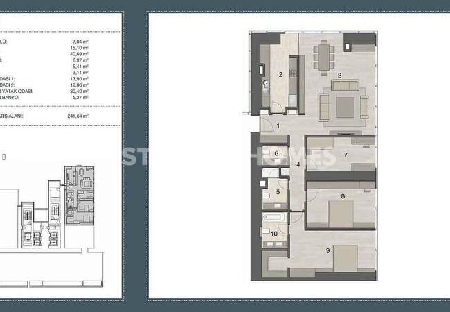İstanbul Şişli’de Avantajlı Konumda Taşınmaya Hazır Lüks Daireler 22
